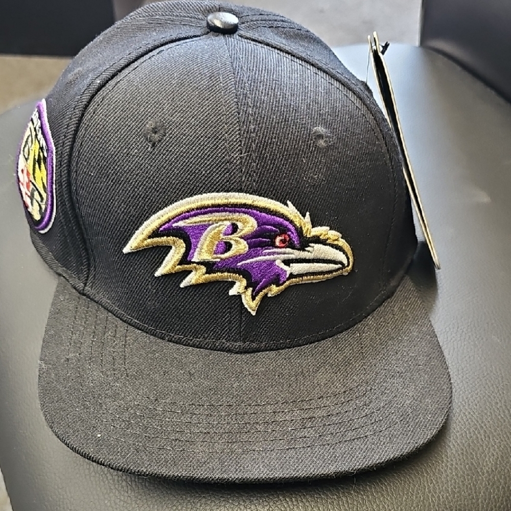 Brand New Never Worn! Black and Purple Ravens Cap
